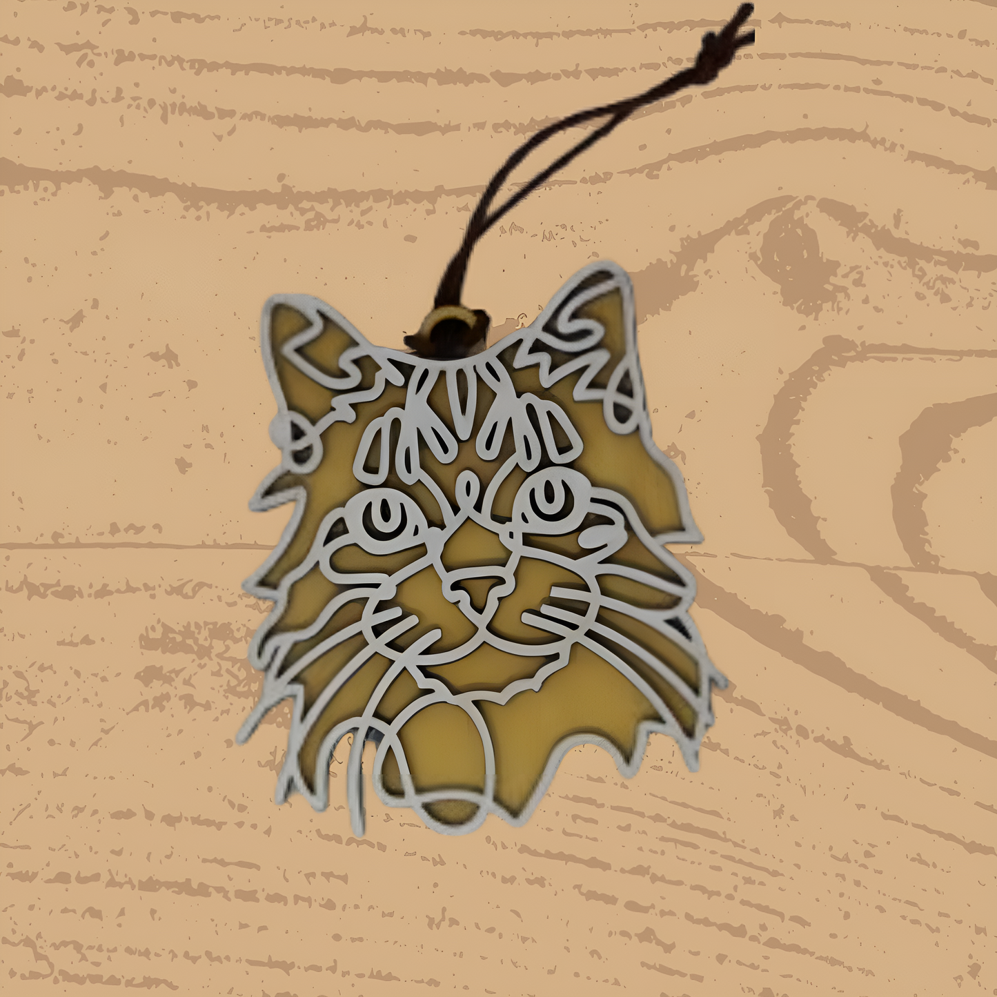 Tabby Cat Ornament