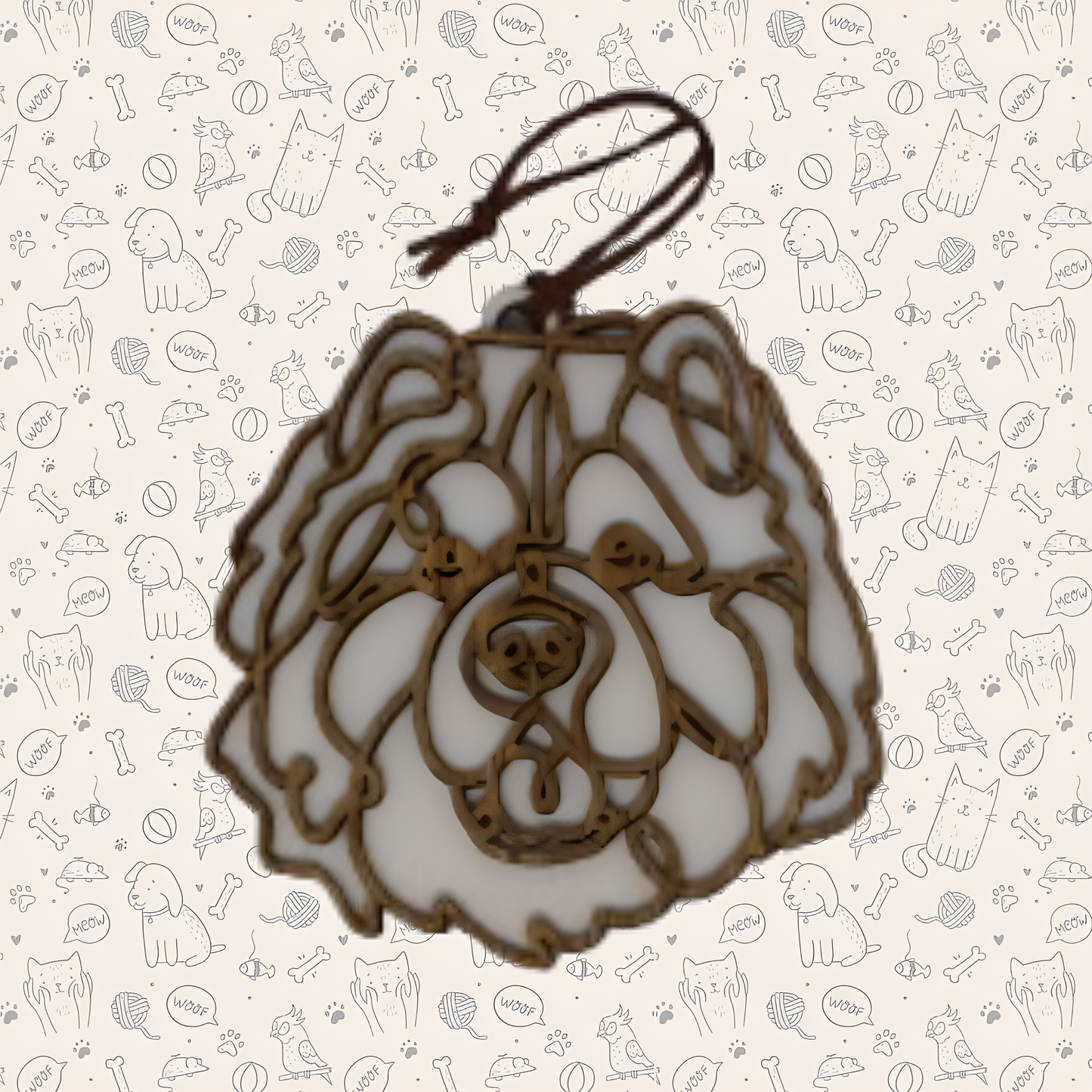 Chow Chow Dog Ornament