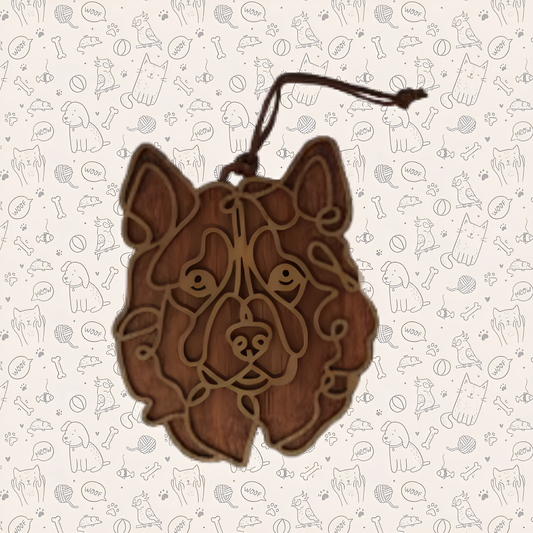 Alaskan Malamute Dog Ornament