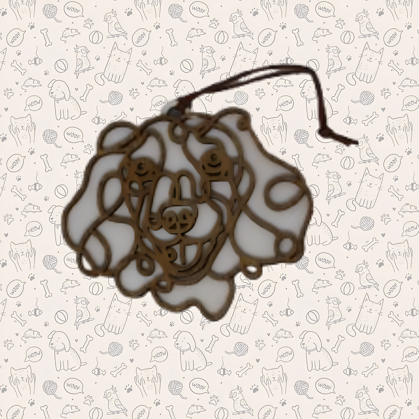 Dachshund Long Hair Dog Ornament