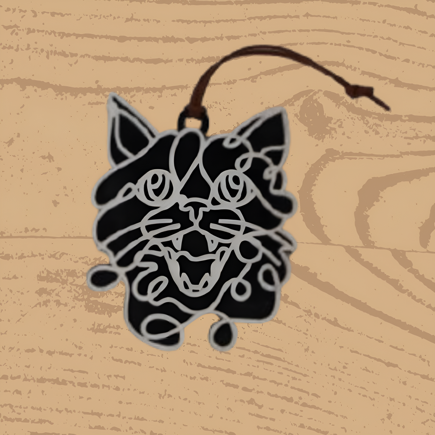 Crazy Cat Ornament – Playful Handcrafted Décor