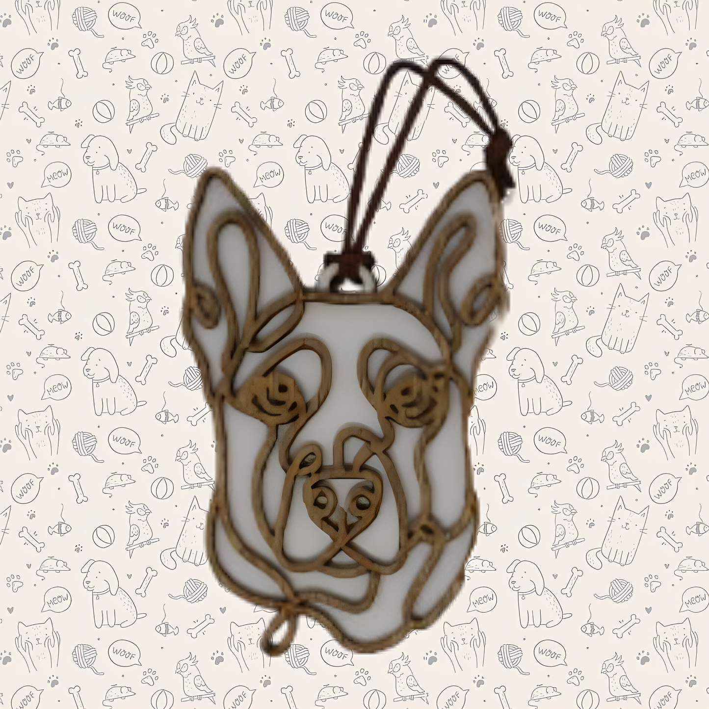 Belgian Malinois Dog Ornament