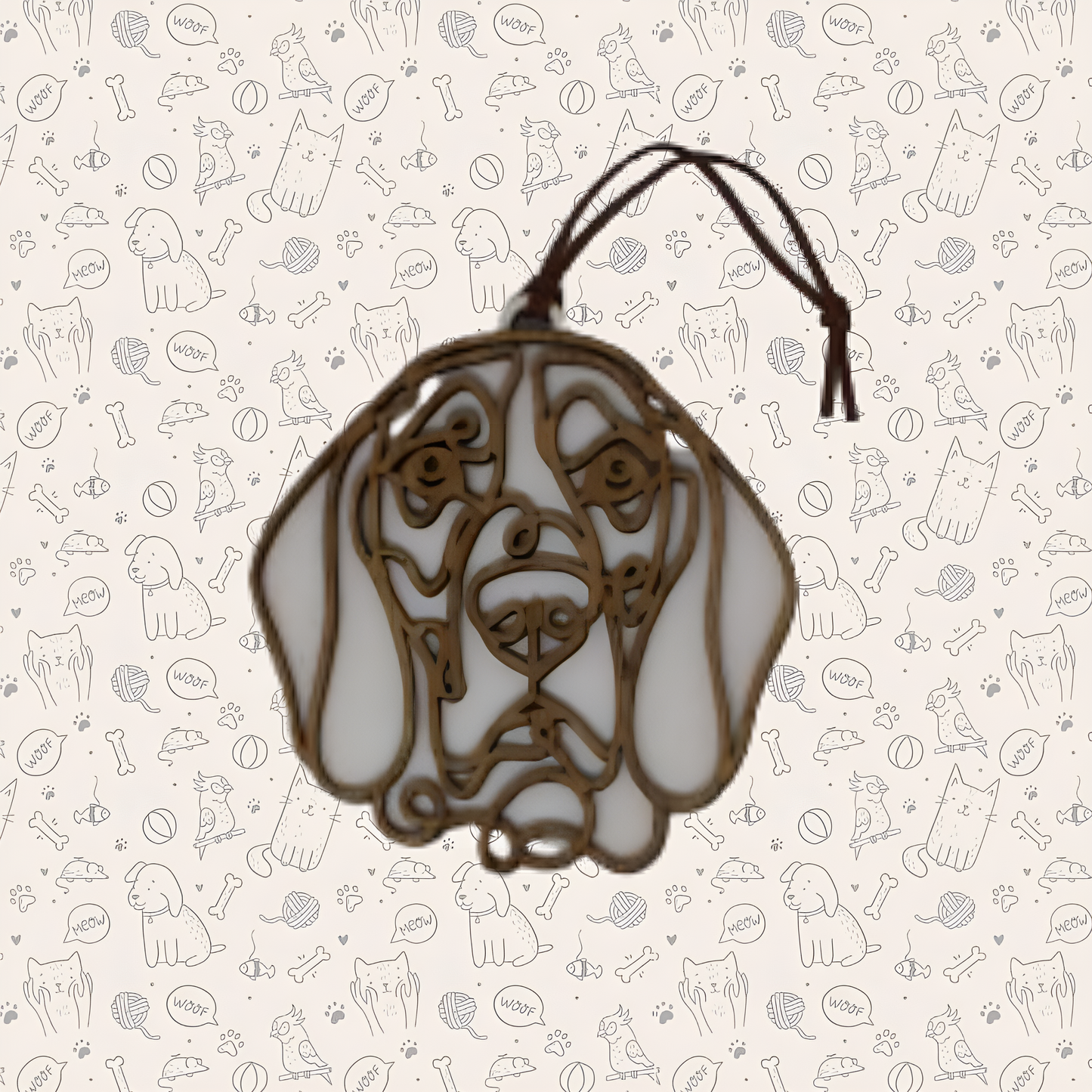 Coonhound Dog Ornament