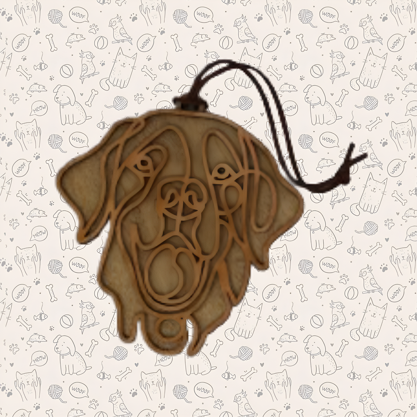 Golden Retriever Dog Ornament