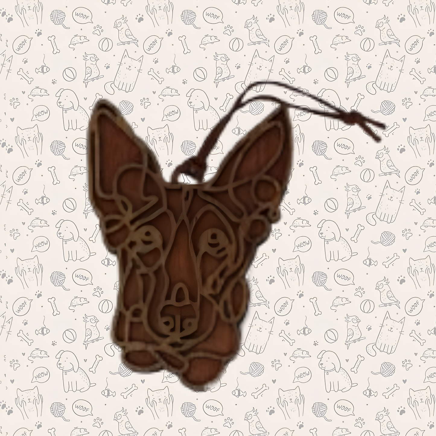 Ibizan Hound Dog Ornament
