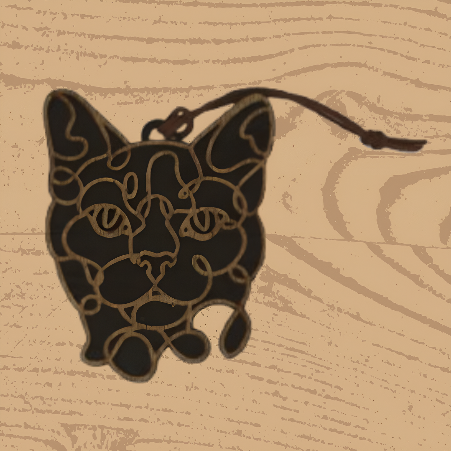 Bombay Cat Ornament – Sleek Handcrafted Décor