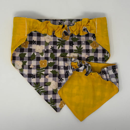 Petals, Plaid, and Sunshine Bandanas