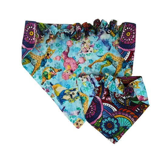 Mandalas and Pups Bright Pet Bandana