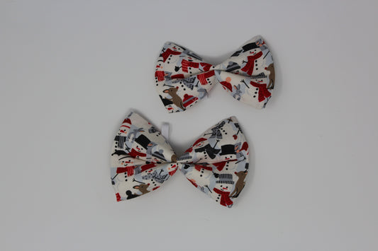 Snowmen Bow Tie