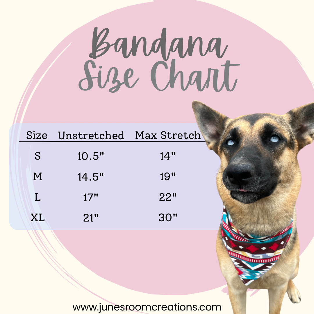 Mellow Vibes Reversible Pet Bandana