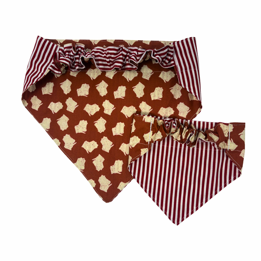 Wisconsin College Pet Reversible Slip-On Bandana