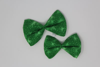 Green Sparks Bow Tie