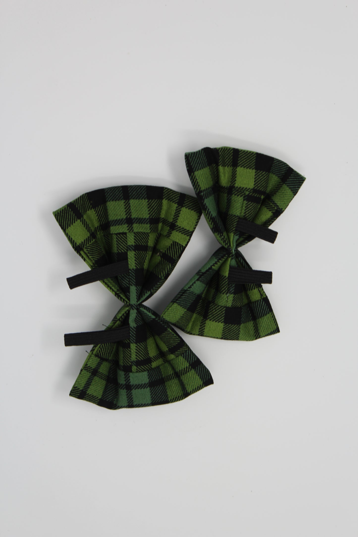 Shades of Green Plaid Bow Ties