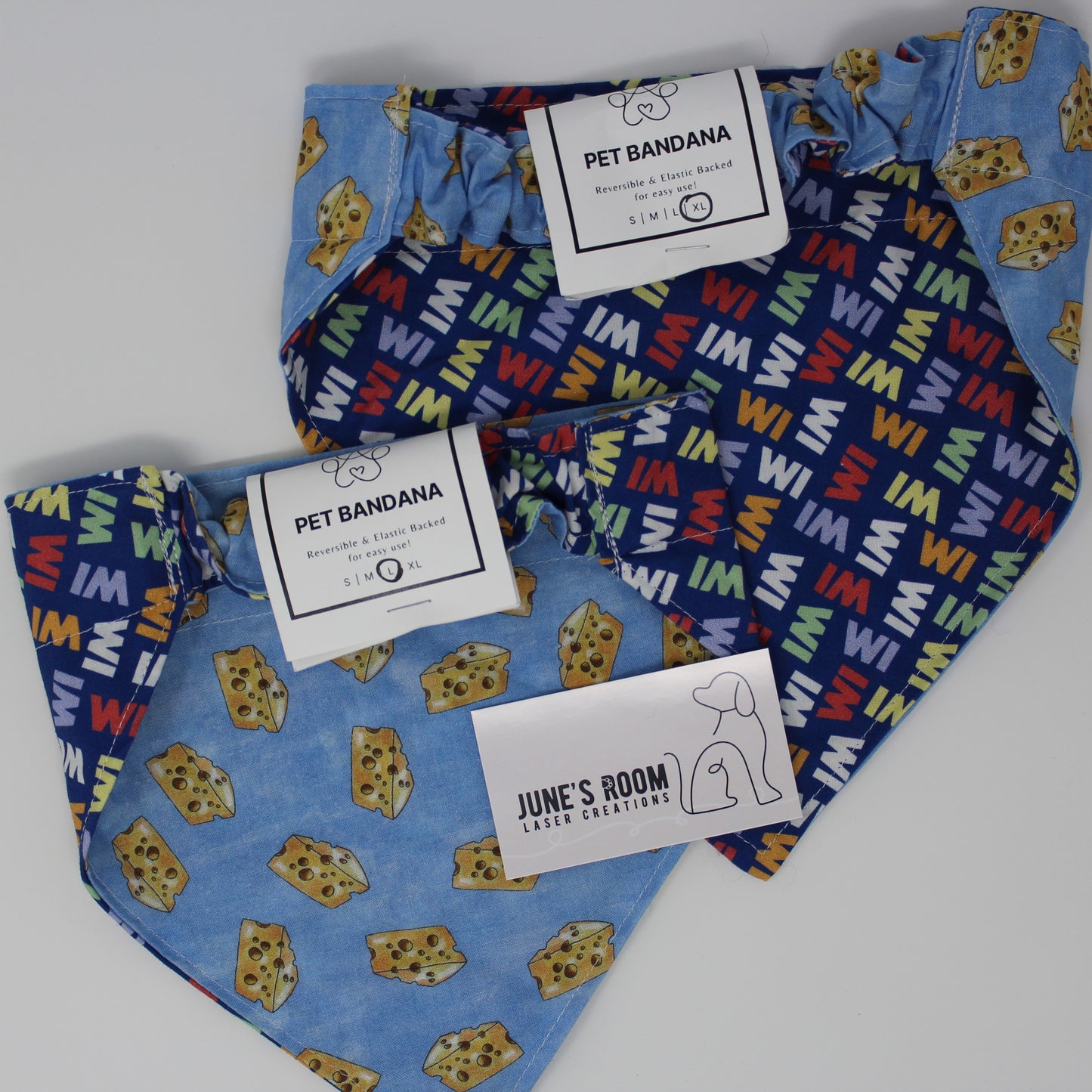Wisco Cheese Reversible Bandana