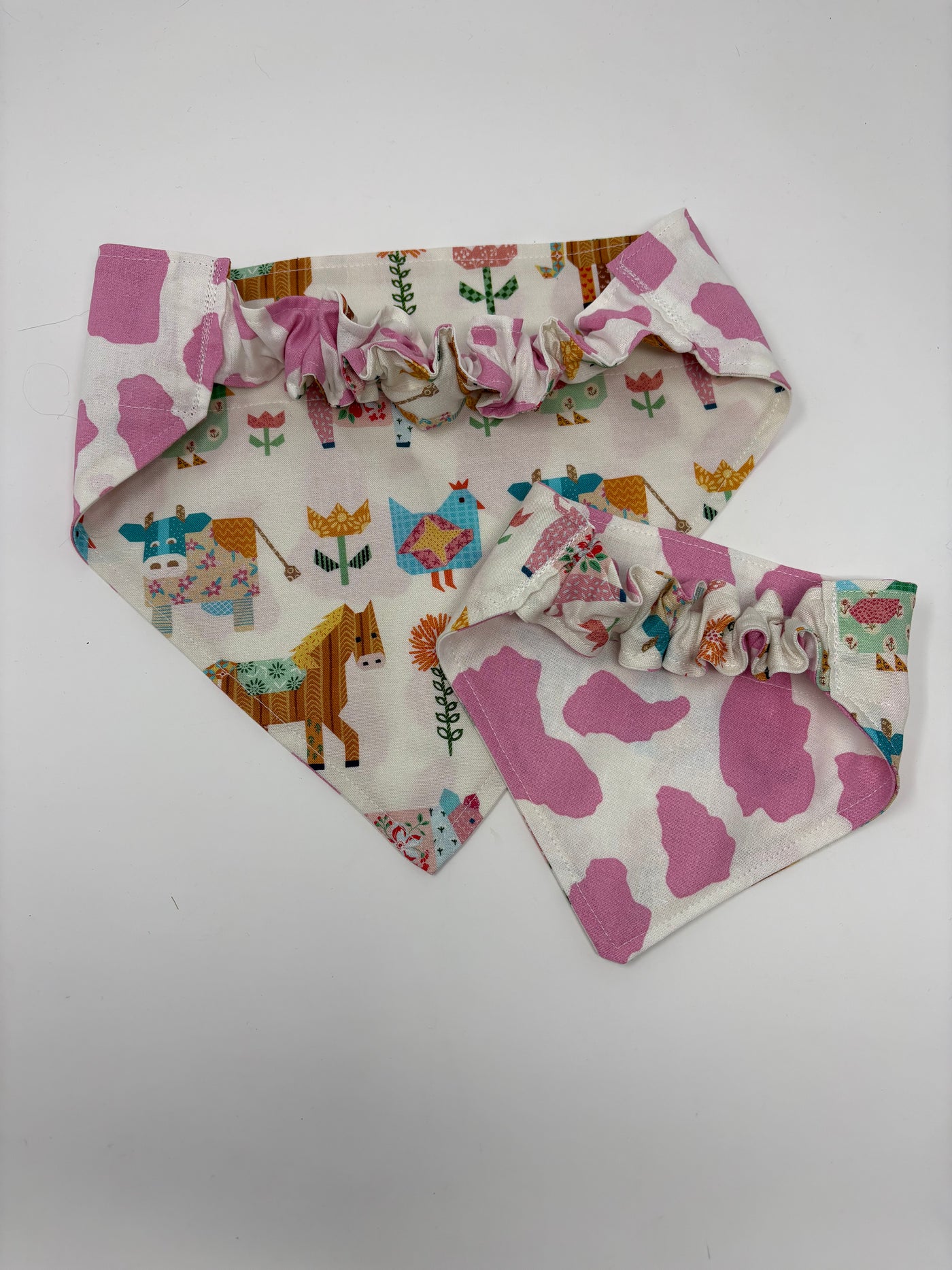 Just Another Day in WI Girly Reversible Pet Bandana