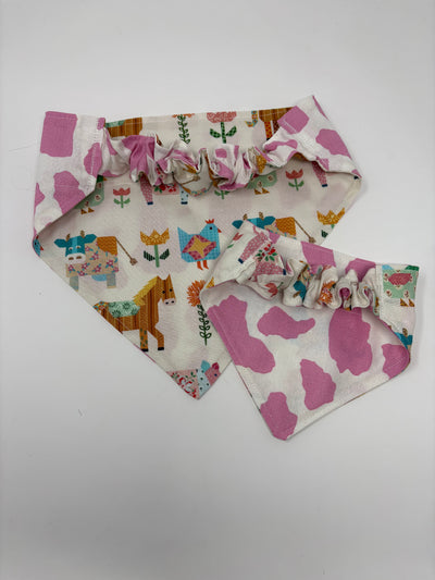 Just Another Day in WI Girly Reversible Pet Bandana