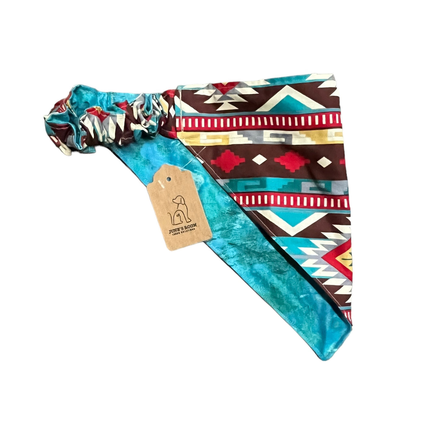 "Boho Blues" Dog Bandana