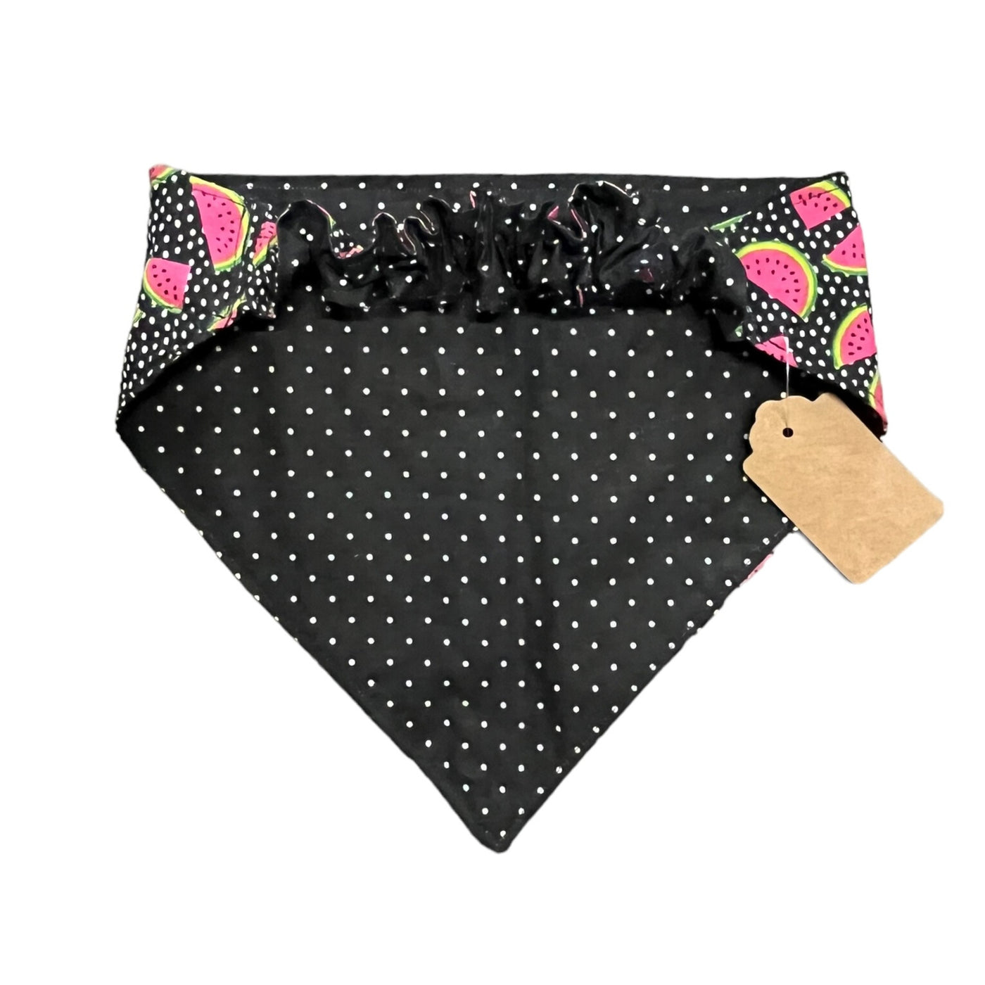 "Polka Dots & Melons" Dog Bandana