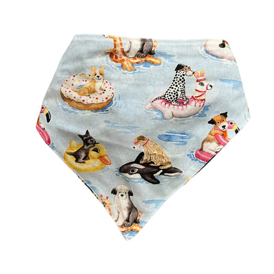 "Swim Your Cares Away" Dog Bandana