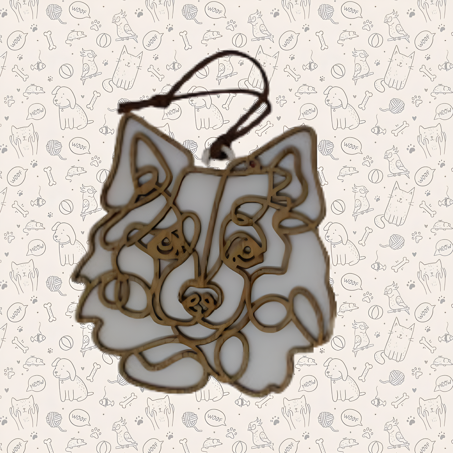 American Eskimo Dog Ornament