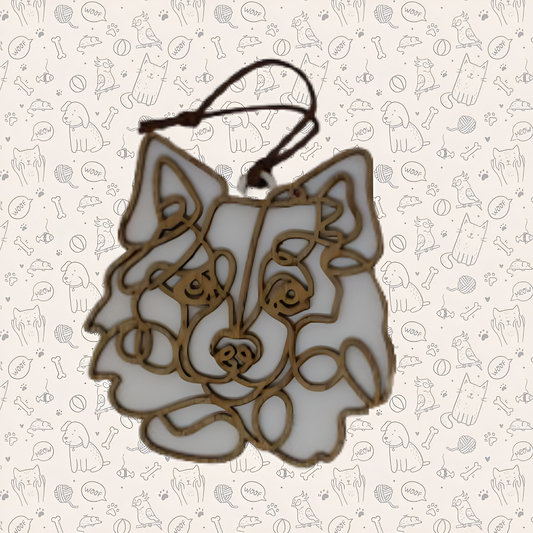 American Eskimo Dog Ornament