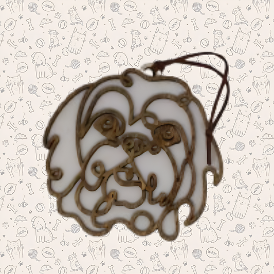 Lhasa Apso Dog Ornament