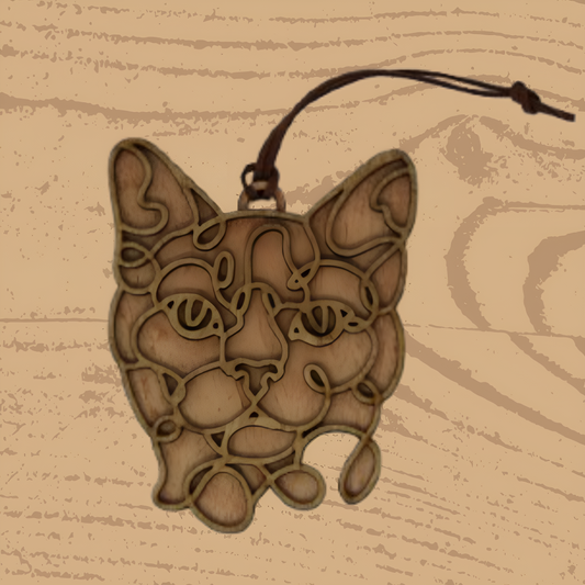Abyssinian Cat Ornament