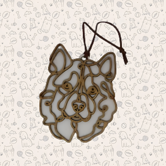 Alaskan Malamute Dog Ornament