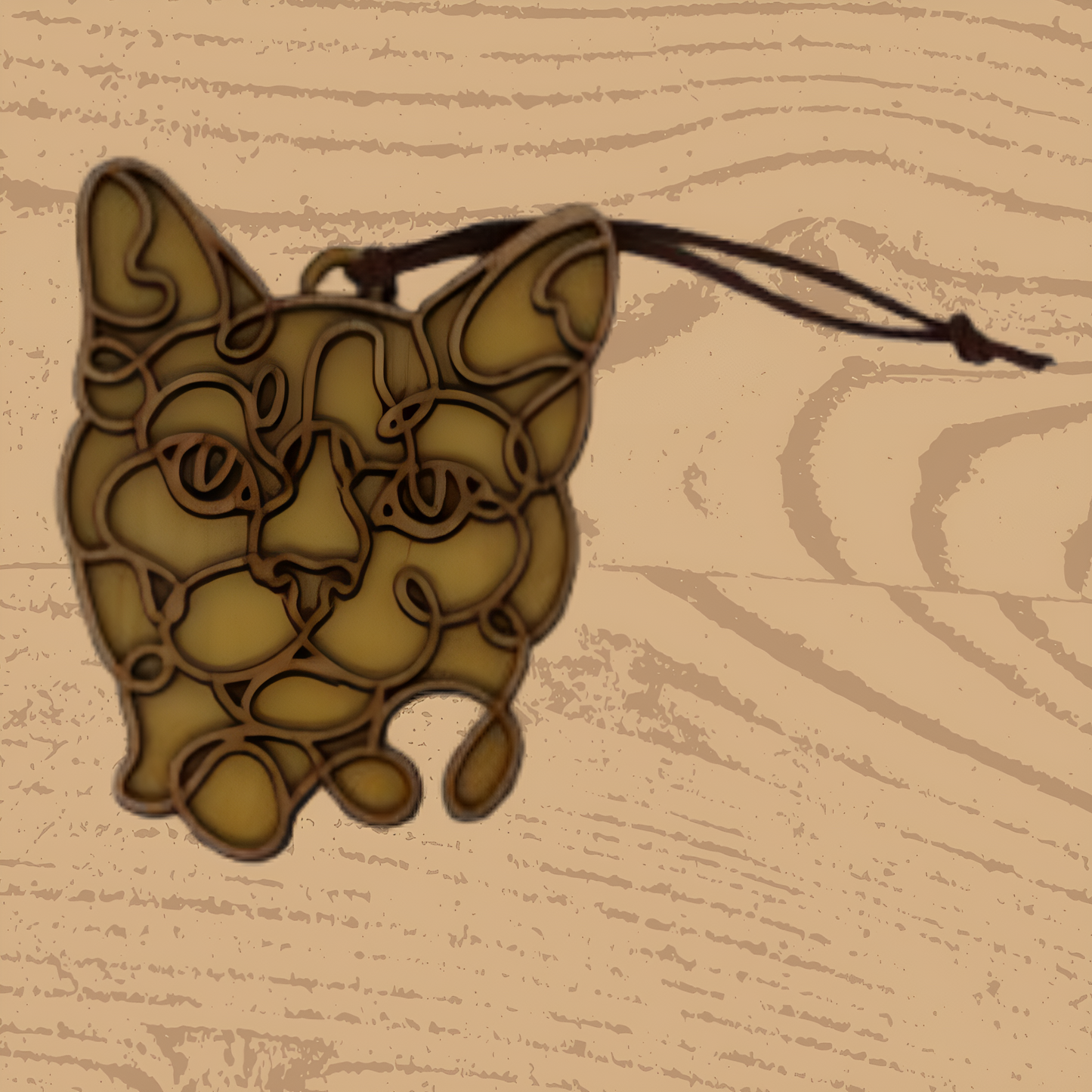 Bombay Cat Ornament – Sleek Handcrafted Décor