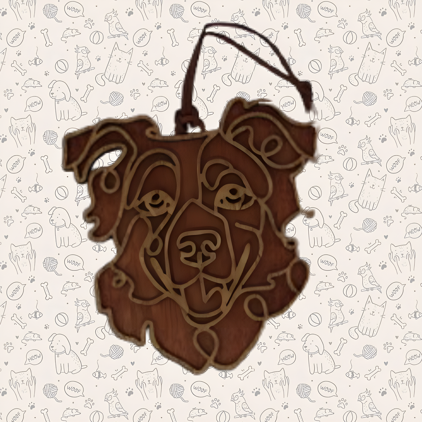 Australian Shepherd Dog Ornament