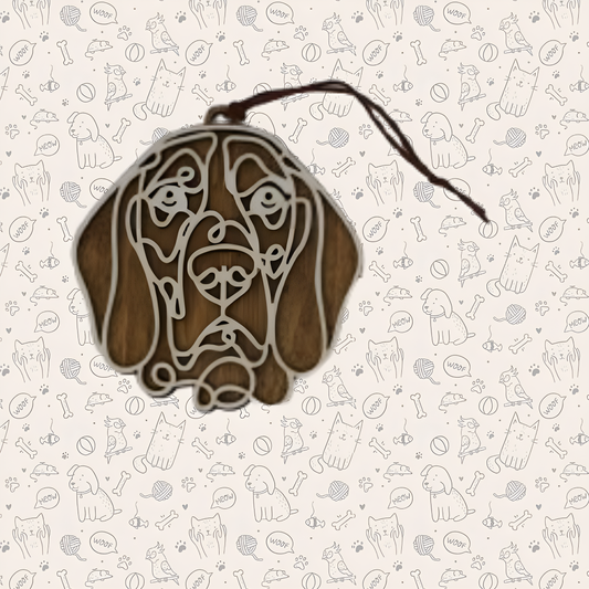 Coonhound Dog Ornament