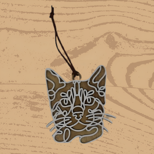 Bengal Cat Ornament – Handcrafted Wild-Inspired Décor