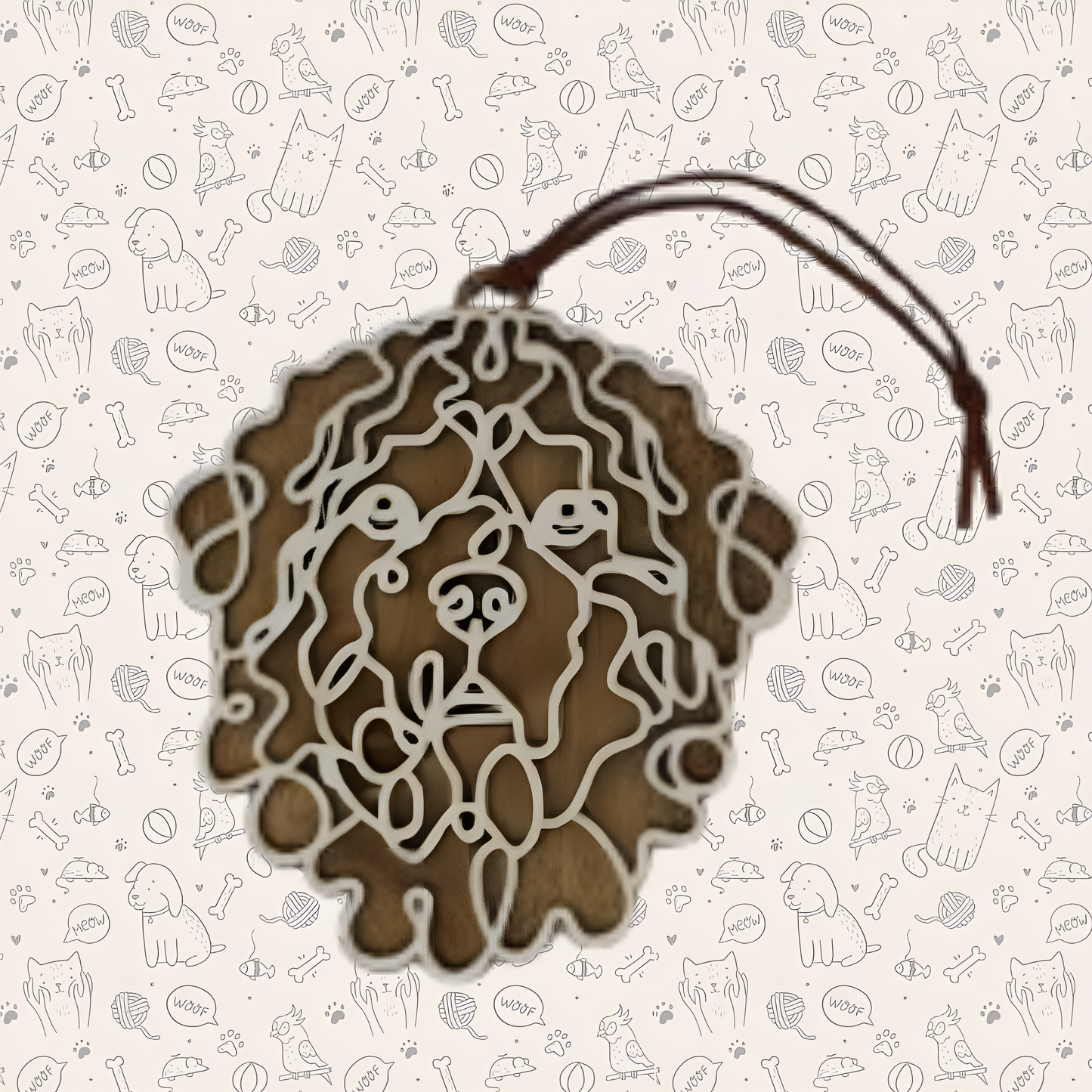 Bouvier Des Flanders Dog Ornament