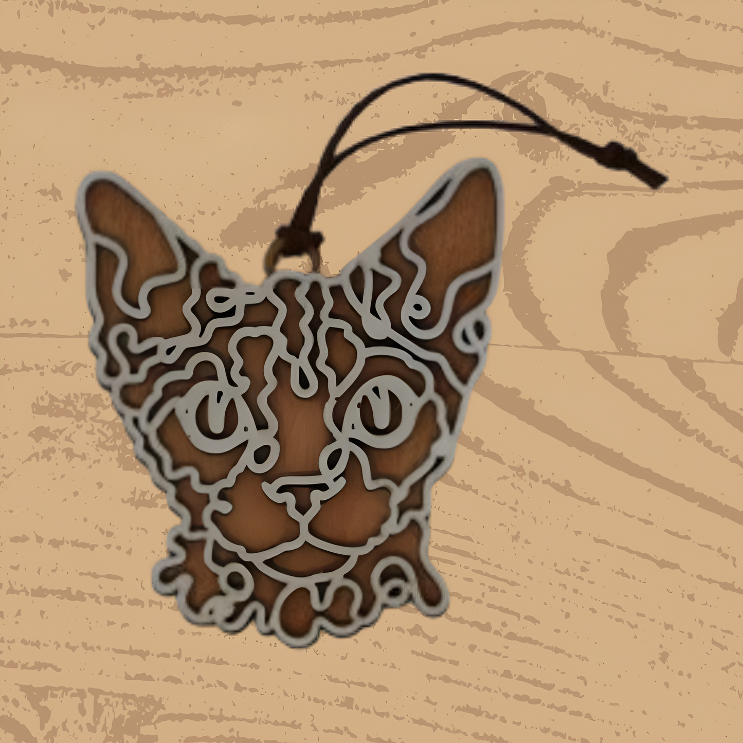 Devon Rex Cat Ornament