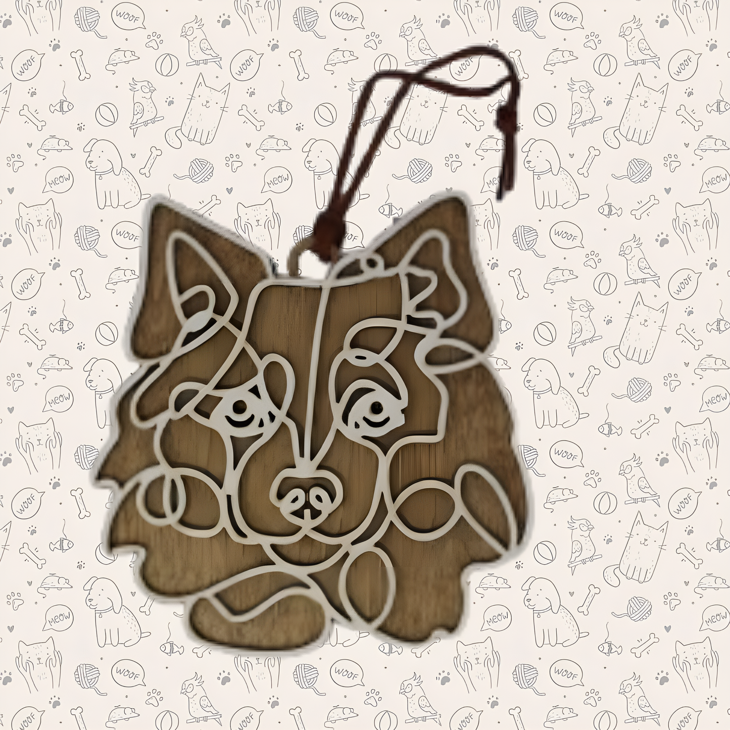 American Eskimo Dog Ornament