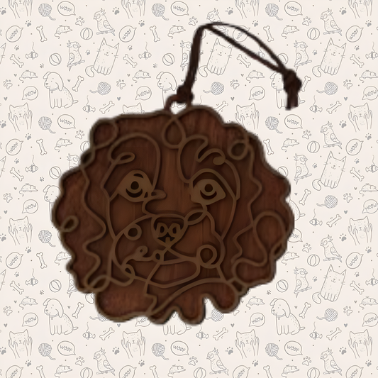 Cavachon Dog Ornament