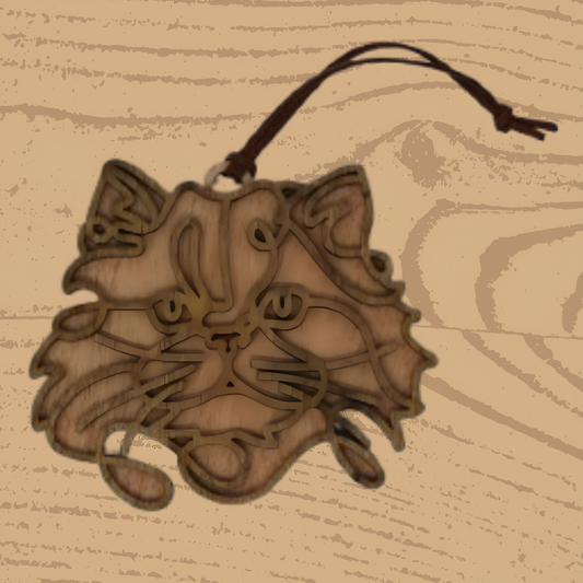 Himalayan Cat Ornament – Elegant Handcrafted Décor