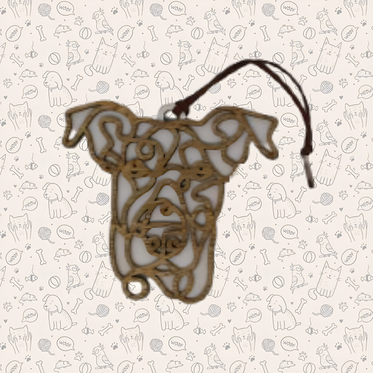 Dobermann Natural Dog Ornament