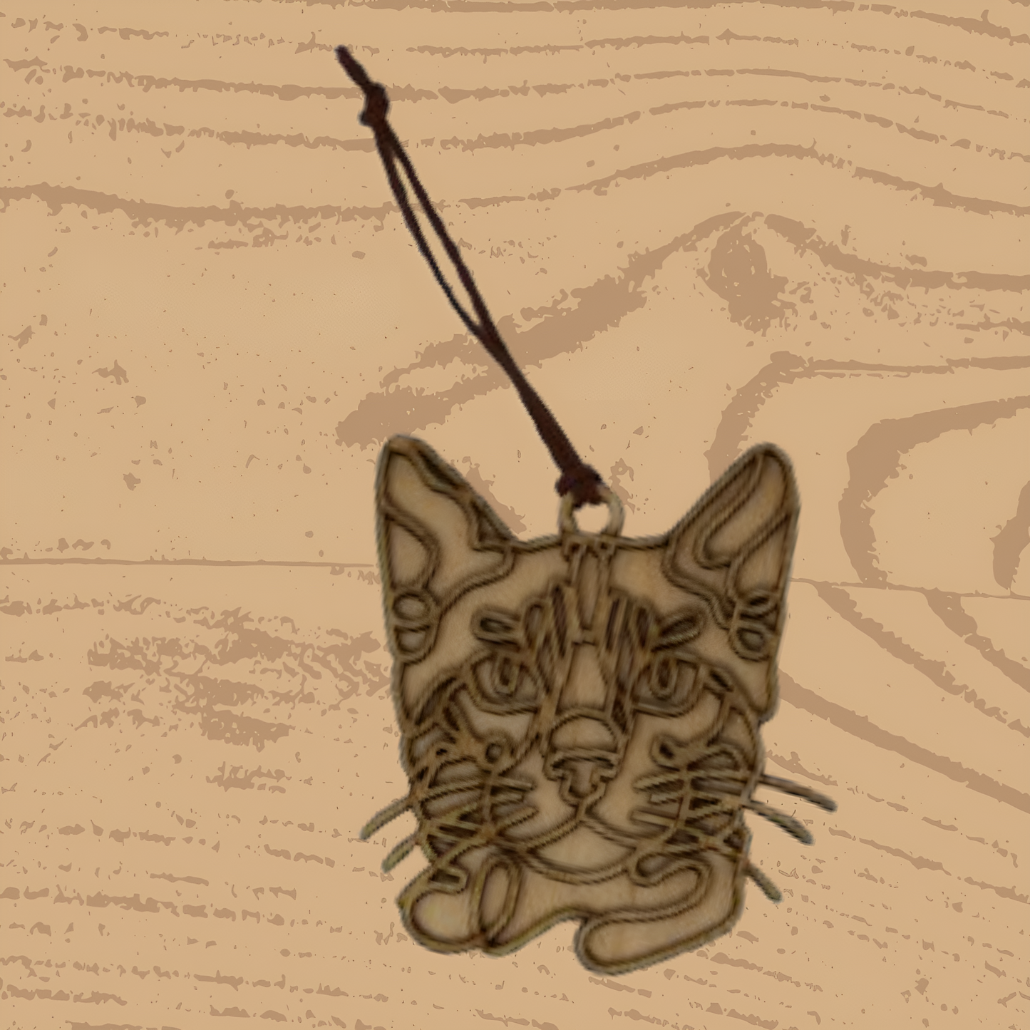 Bengal Cat Ornament – Handcrafted Wild-Inspired Décor