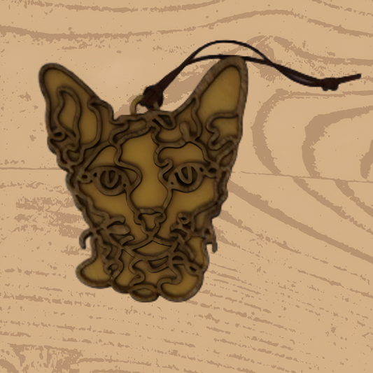 Cornish Rex Cat Ornament