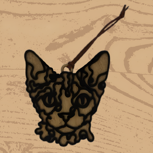Devon Rex Cat Ornament