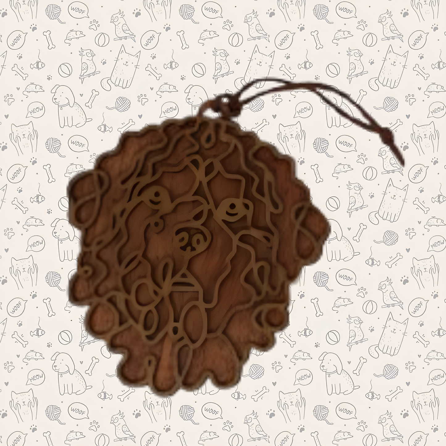 Bouvier Des Flanders Dog Ornament