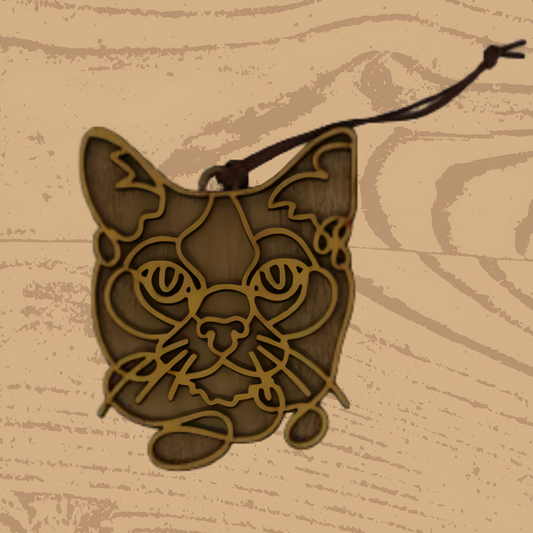 Tonkinese Cat Ornament