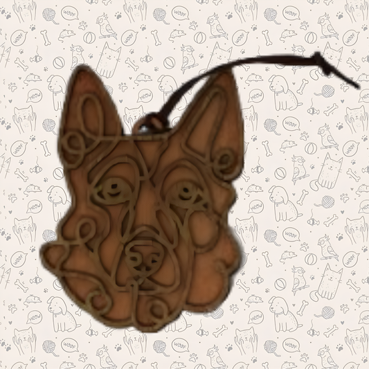 German Shepherd Dog Ornament