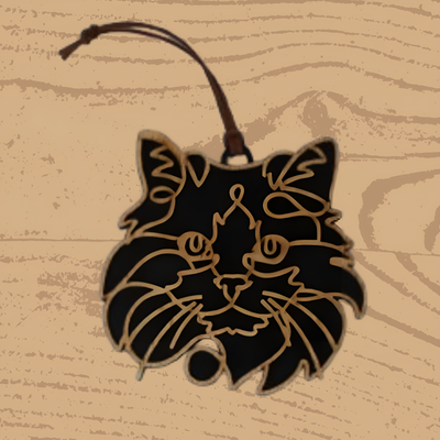 Ragdoll Cat Ornament – Elegant Handcrafted Décor