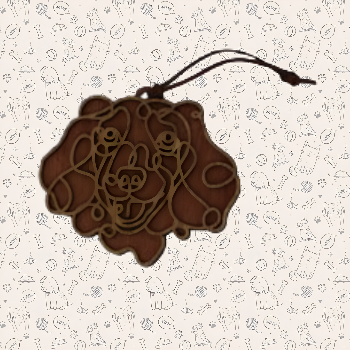 Dachshund Long Hair Dog Ornament