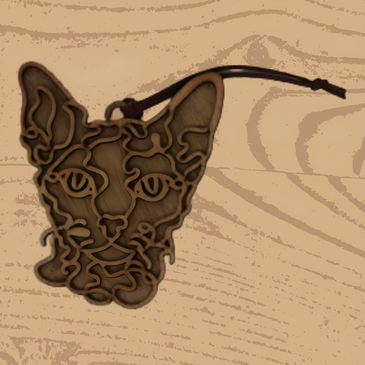 Cornish Rex Cat Ornament