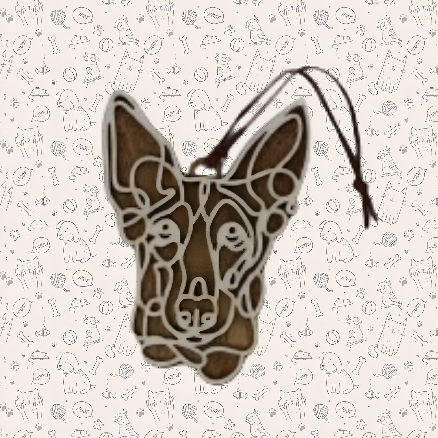 Ibizan Hound Dog Ornament