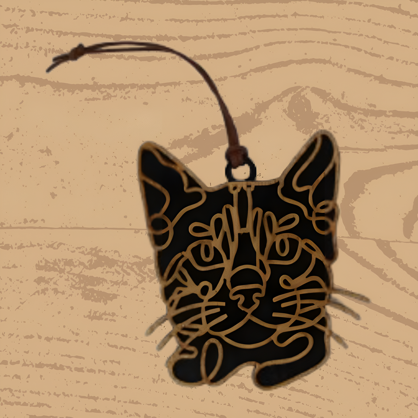 Bengal Cat Ornament – Handcrafted Wild-Inspired Décor
