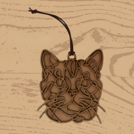 Domestic Short Hair Cat Ornament